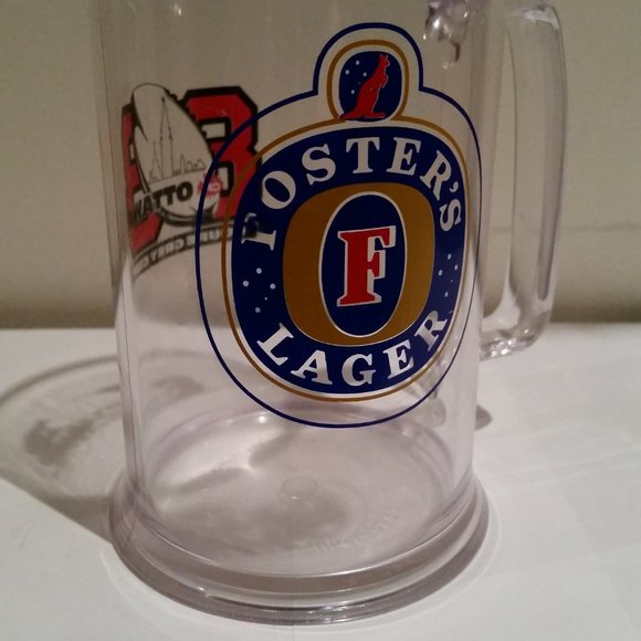 1988 Grey Cup Fosters Mug CFL Plastic - Picture 3 of 3